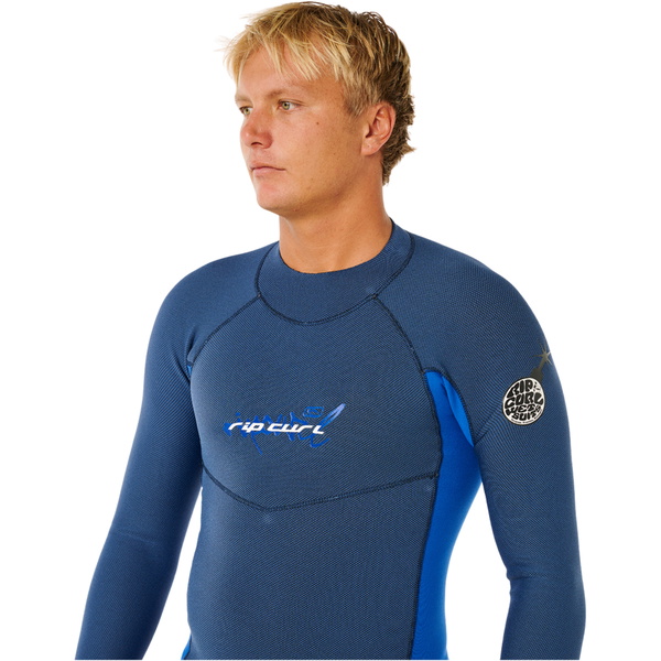 2026 Rip Curl Mens E-Bomb 1.5mm Long Sleeve Jacket 12HMWJ - Blue